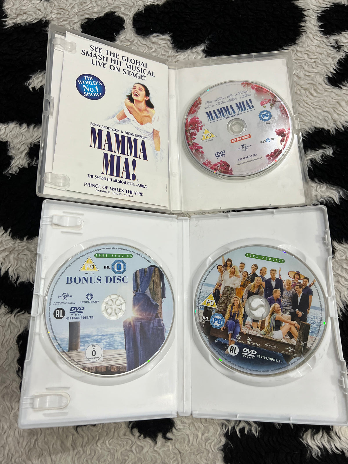 Mamma Mia DVDs