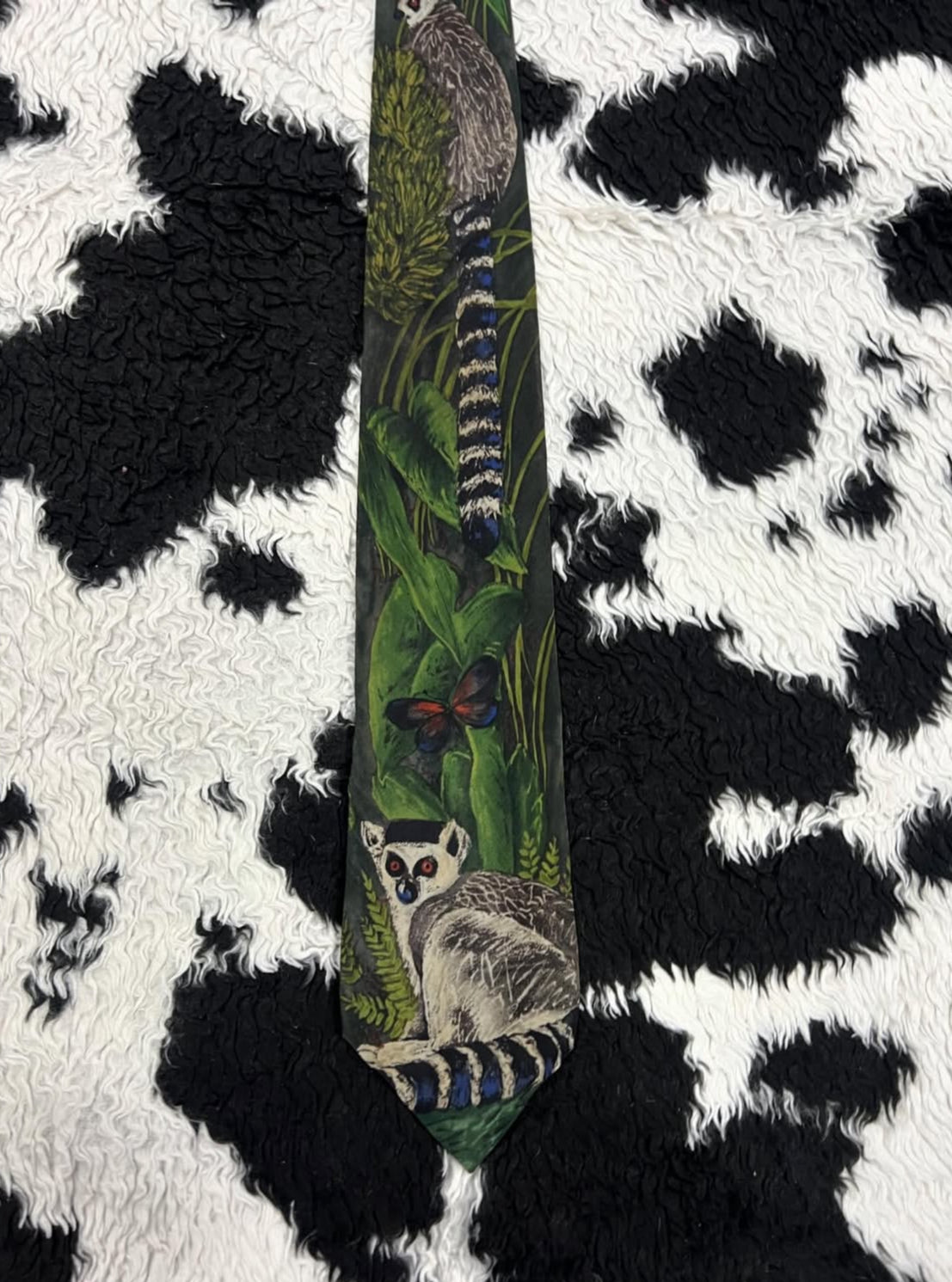 WWF Lemurs Tie