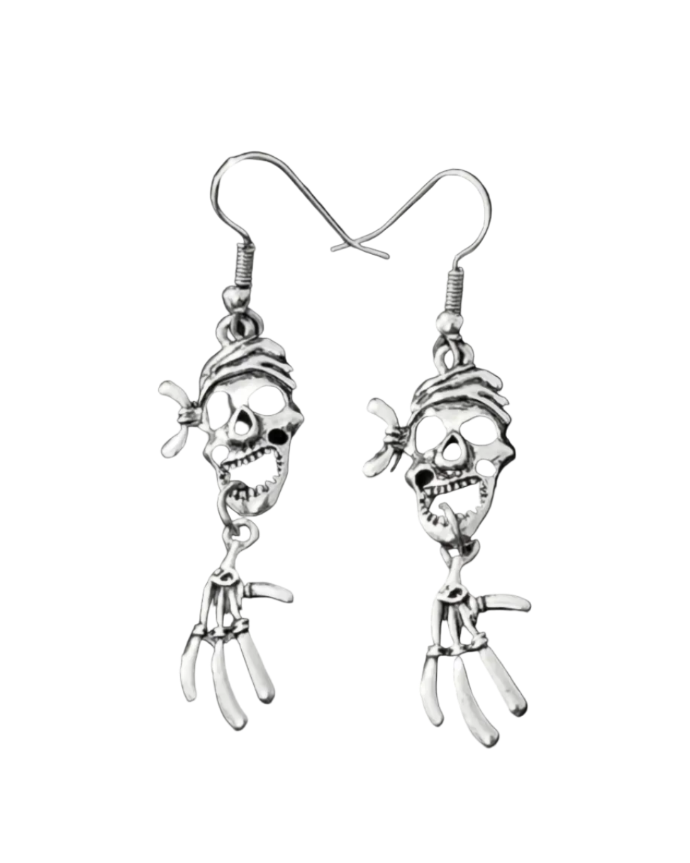 Pirate Skull Earrings