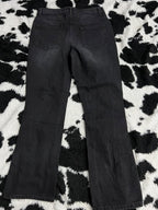 Cross Zipper Black Denims (Waist 32)