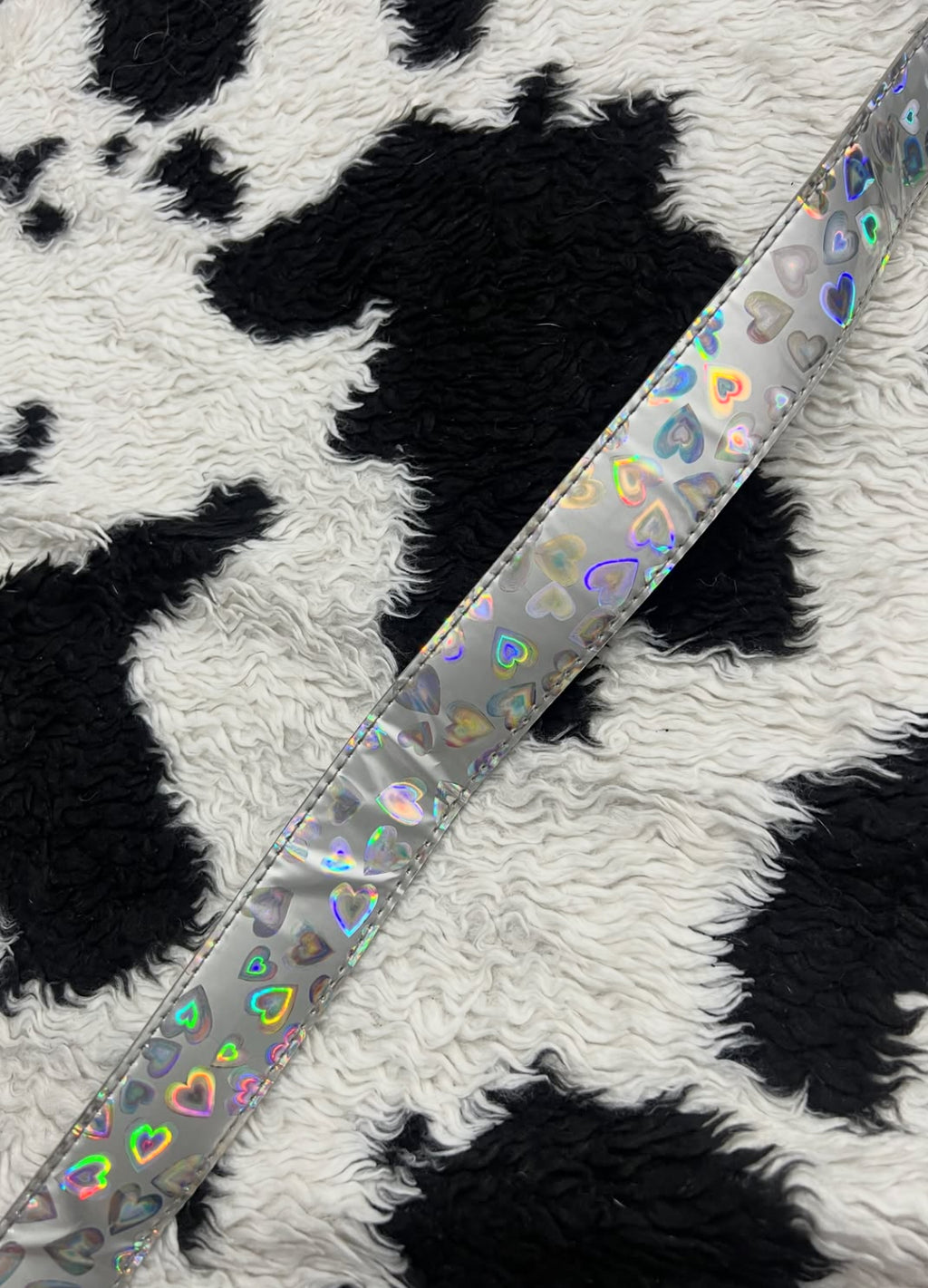 Holographic Hearts Belt