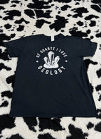 "I love Geology of Quartz" Crystals Tee (Large)