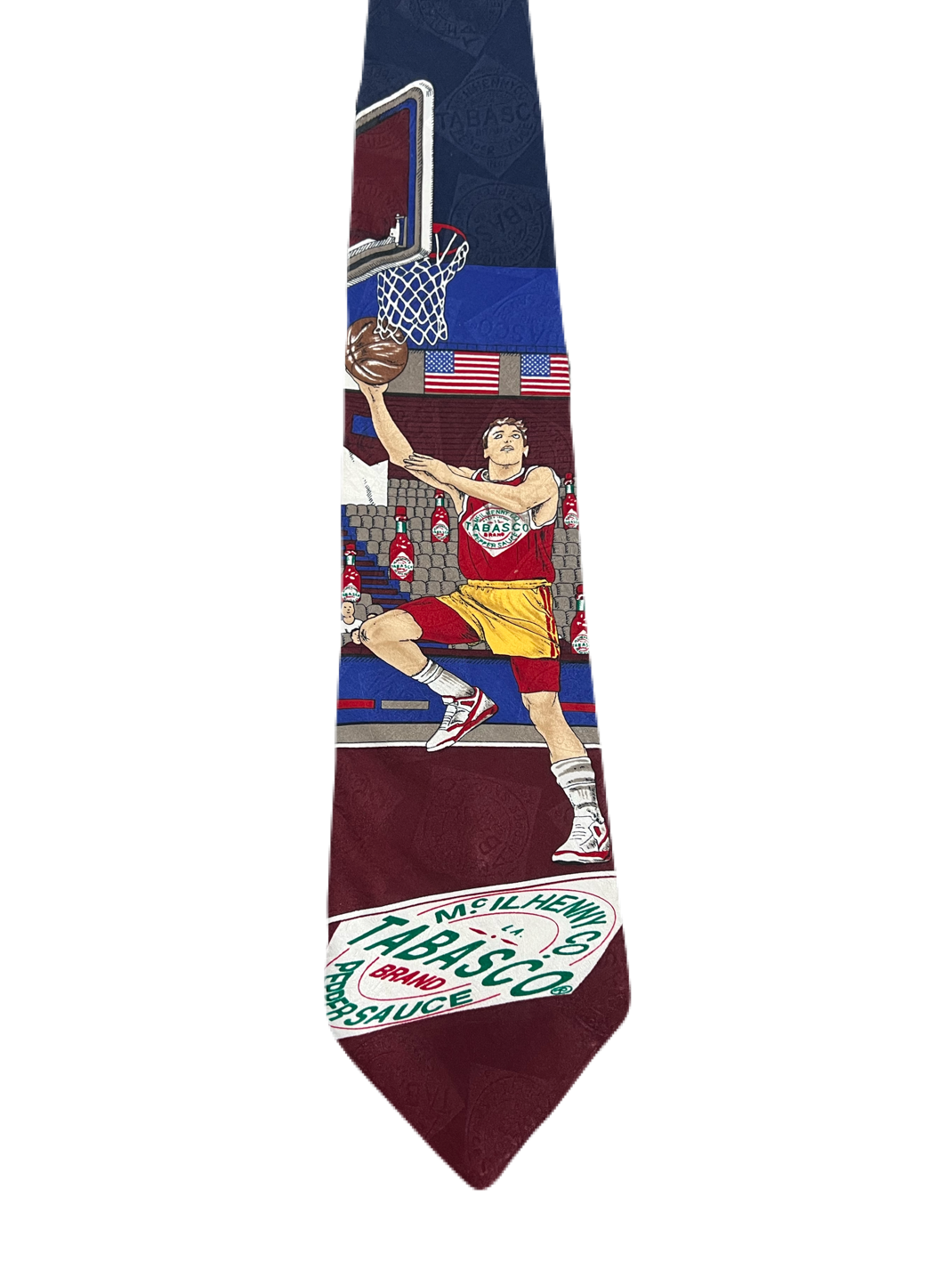 Tabasco Basketball Player Tie
