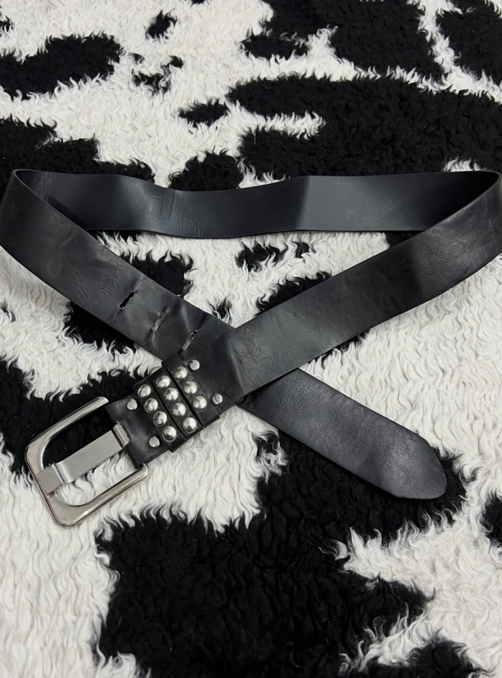 Black Studded Belt