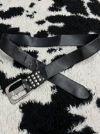 Black Studded Belt
