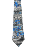 Blue Flowers Tie