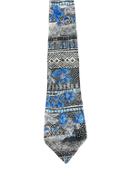 Blue Flowers Tie