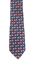 Blue Flamingos Tie
