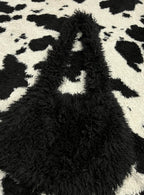 Black Fur Bag