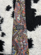 Silver's Floral Tie