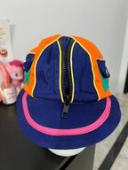 Vibrant Pocketed Zipper Cap