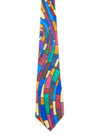 Glass Painting Tie