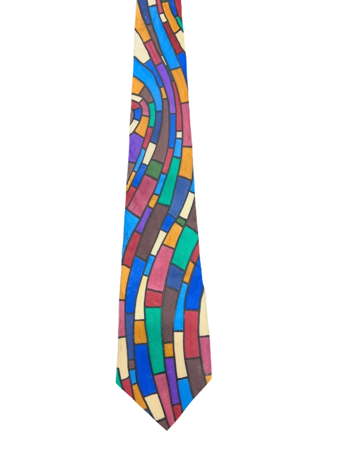 Glass Painting Tie