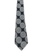 St. Micheal Black & White Tie