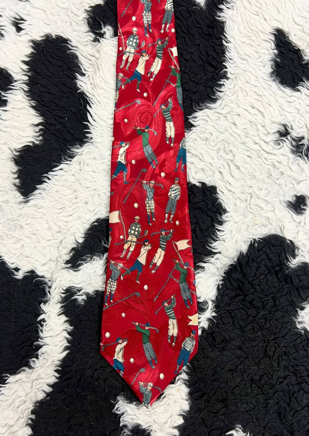Red Golfing Tie