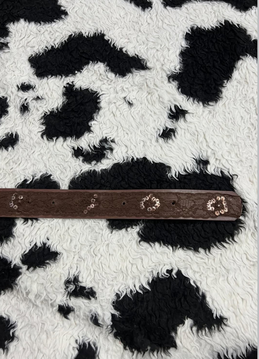 Brown Laced Belt