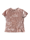 H&M "Pass the tissues, We all got issues" Velvet Top