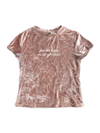 H&M "Pass the tissues, We all got issues" Velvet Top