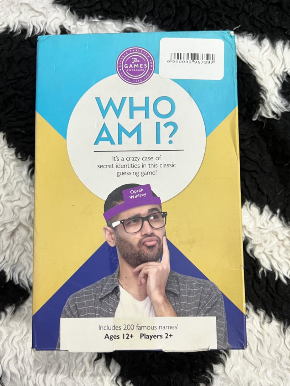 Who Am I? Card Game with Head Gear