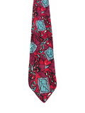 Bogota Abstract Art Red Tie