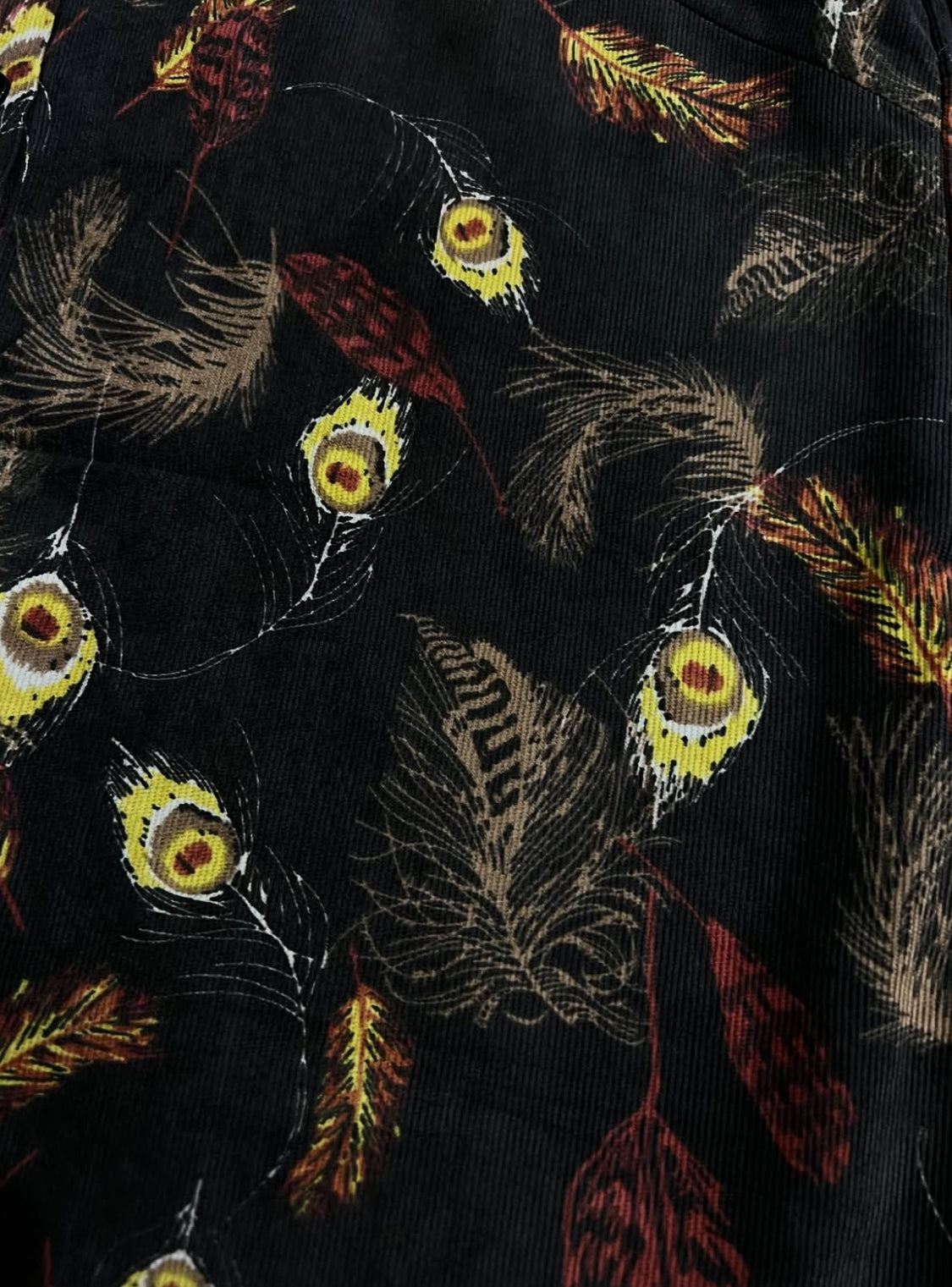Peacock Printed Buttonup