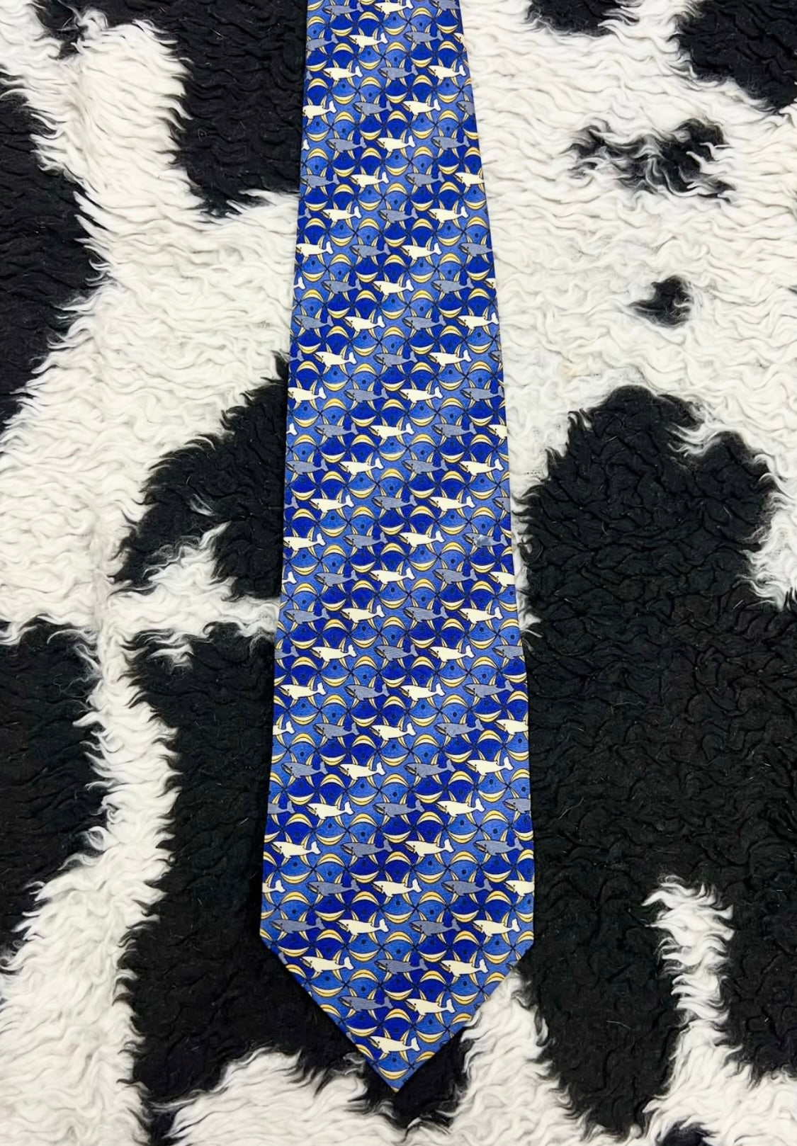 Blue Whales Tie