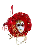 Vintage Venetian Clown Mask Hanging