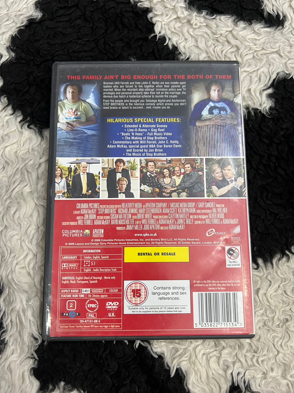 Step Brothers DVD