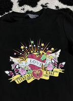 PRIMARK Eternal Rare Love Tattoo Shirt