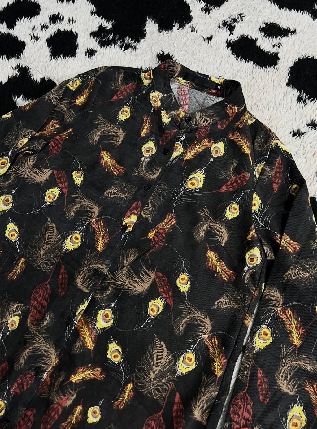 Peacock Printed Buttonup