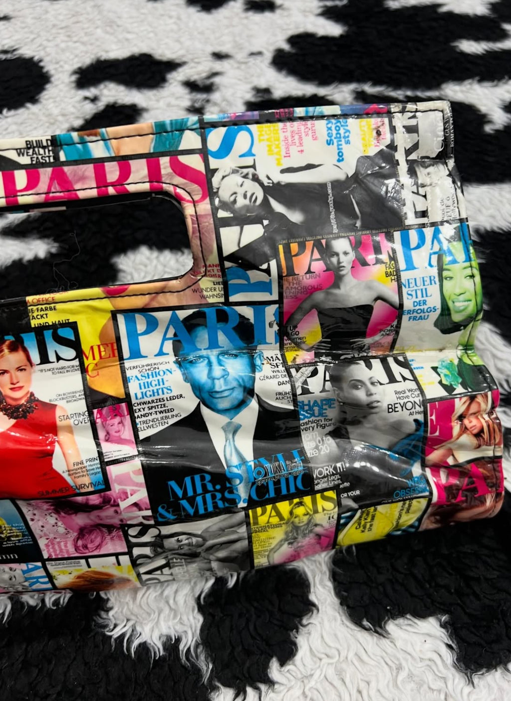Vintage 1990s Magazine Covers Bag
