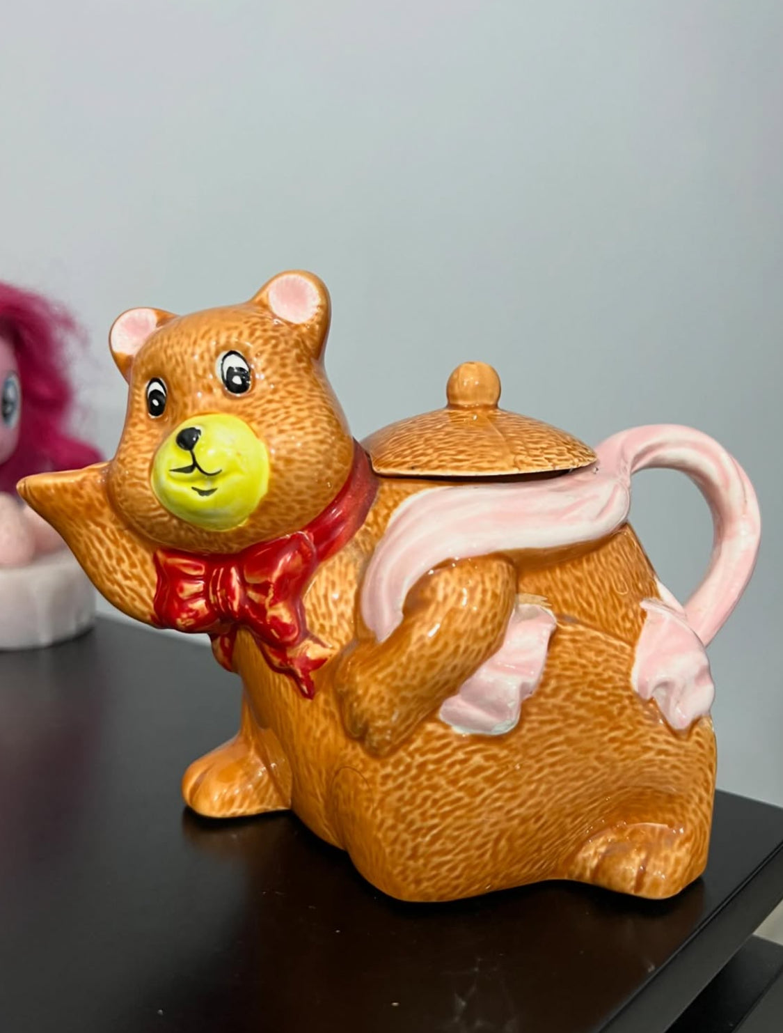 Vintage Ceramic Bear Kettle
