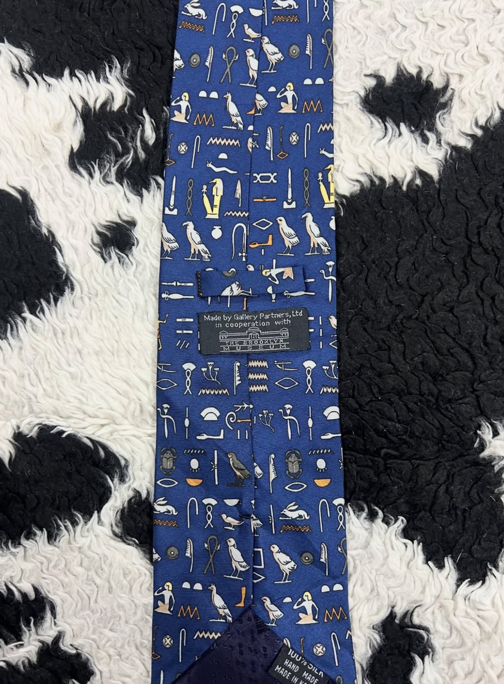 Egypt Graphic Tie by The Brooklyn Museum