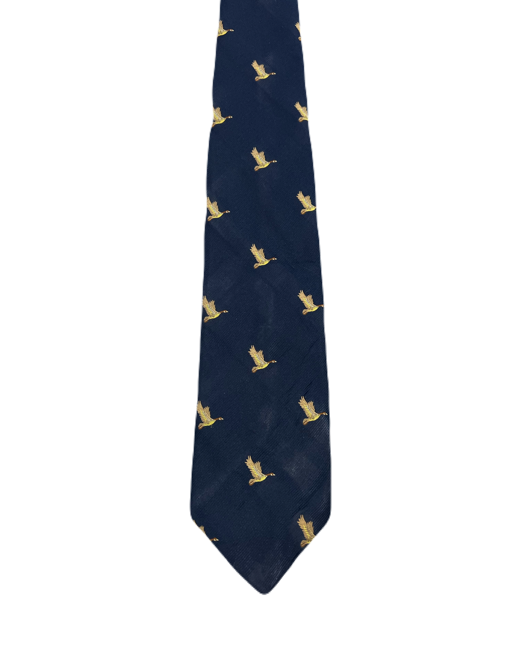 Flying Mallards Embroidered Tie