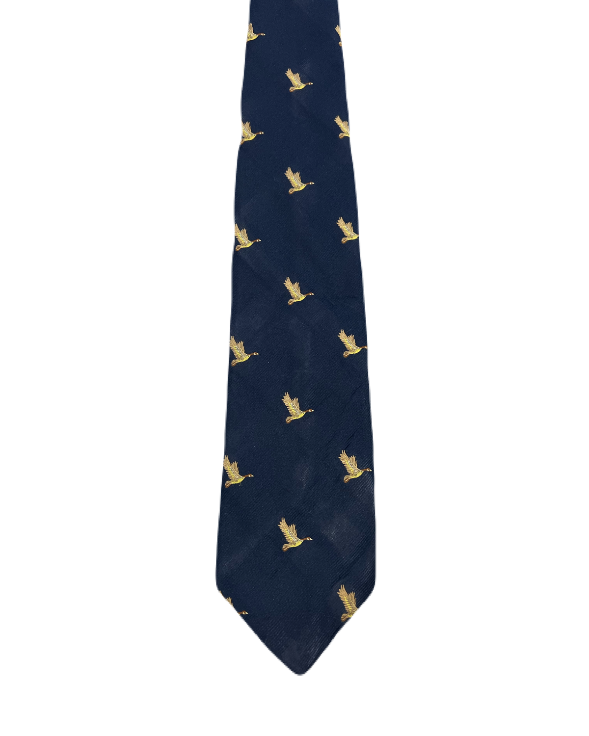 Flying Mallards Embroidered Tie