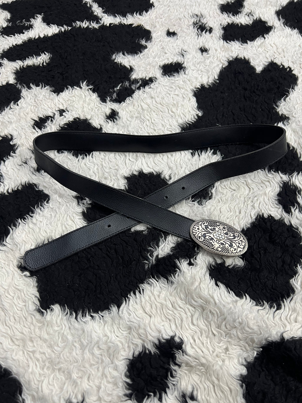 Black Buckle Belt