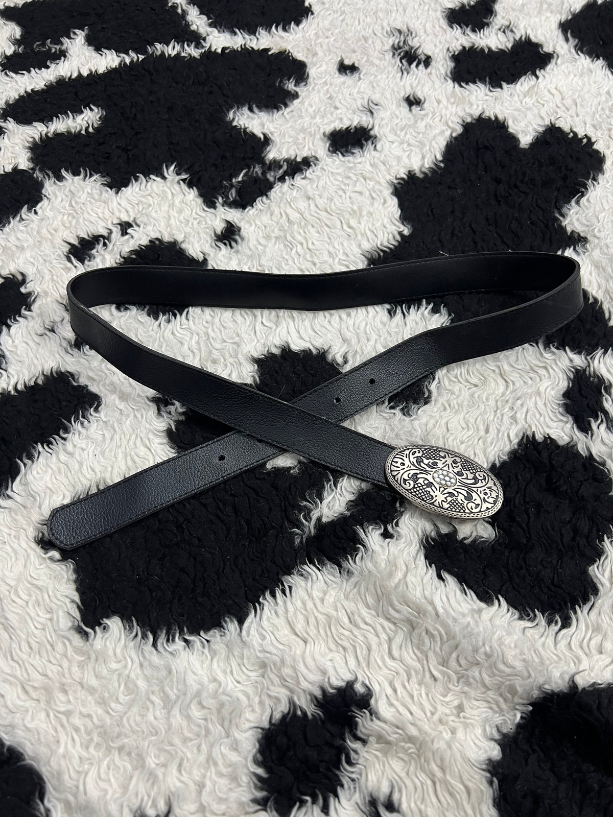 Black Buckle Belt