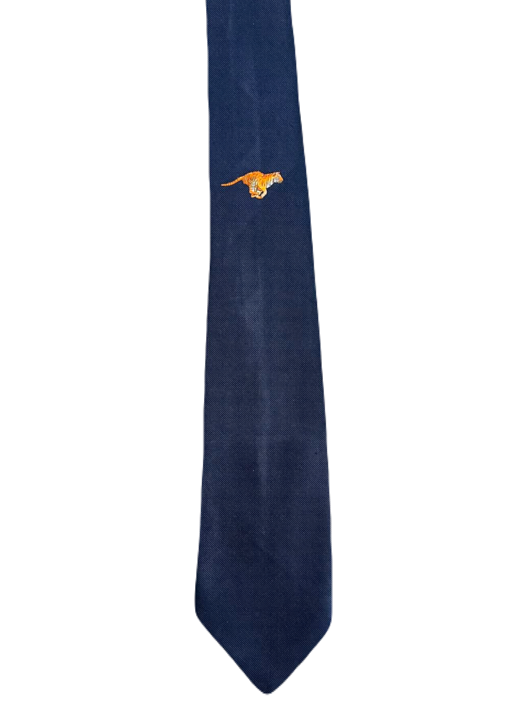 Embroidered Tiger Tie