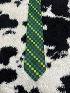 Burton Green Checkered Tie