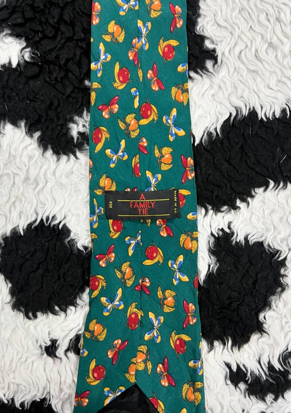 Butterfly & Fruits Tie