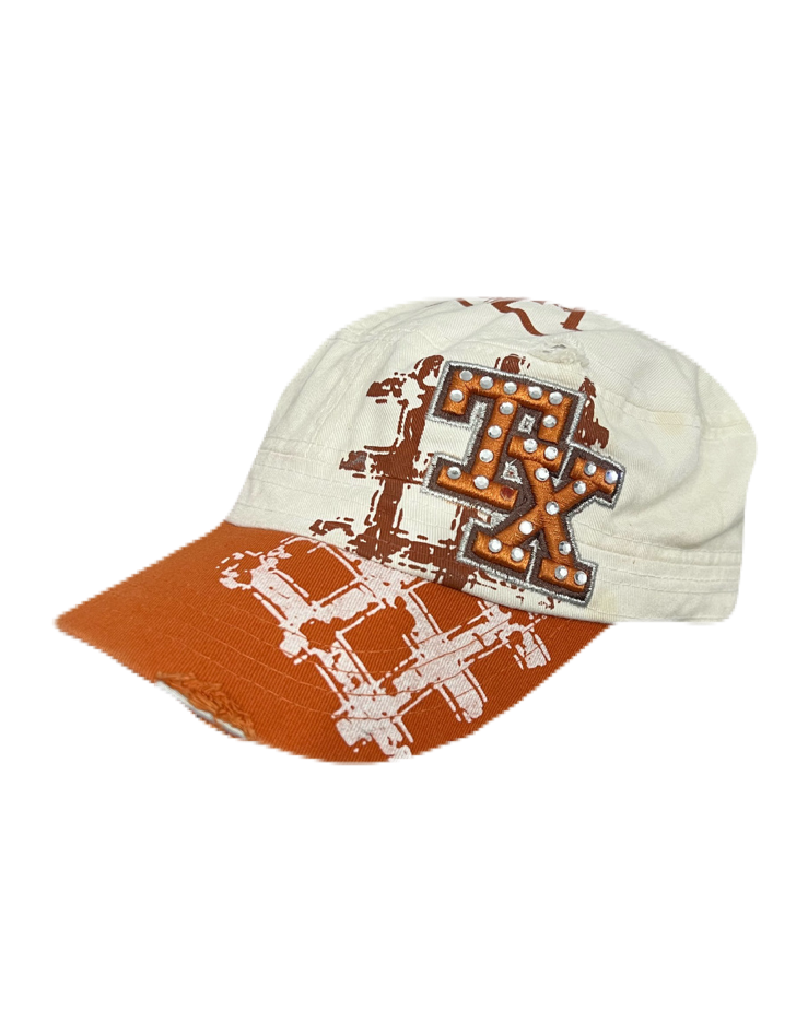 TX Bedazzled Baseball Cap