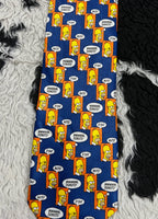Vintage 1999 Homer Simpson "Mmm Donuts!" Tie