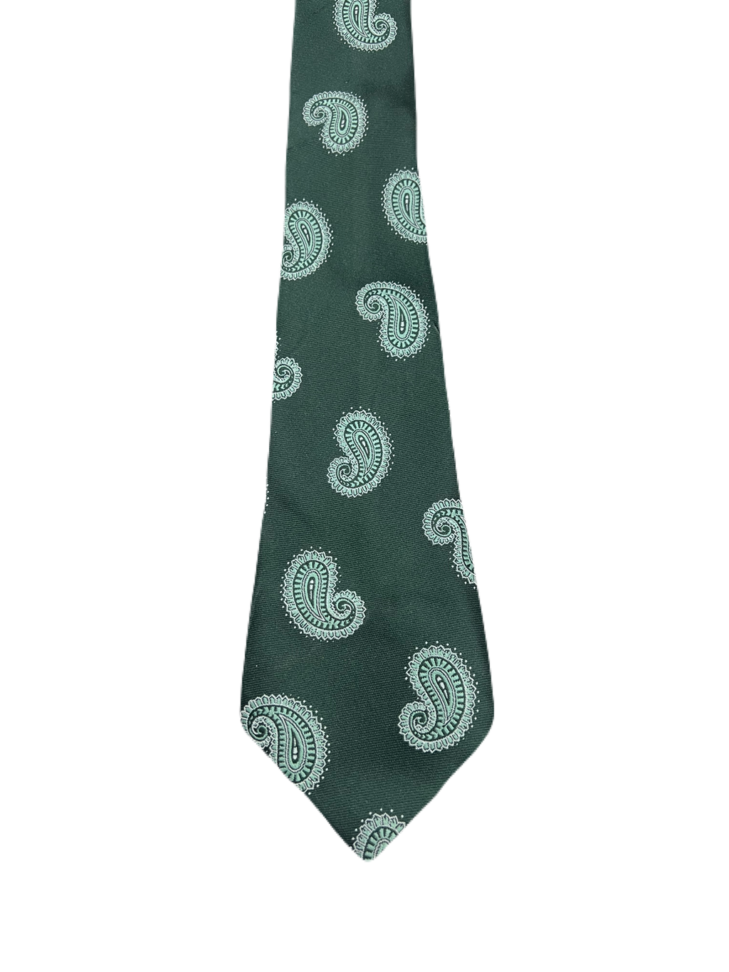 St. Micheal Green Paisley Tie
