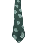 St. Micheal Green Paisley Tie
