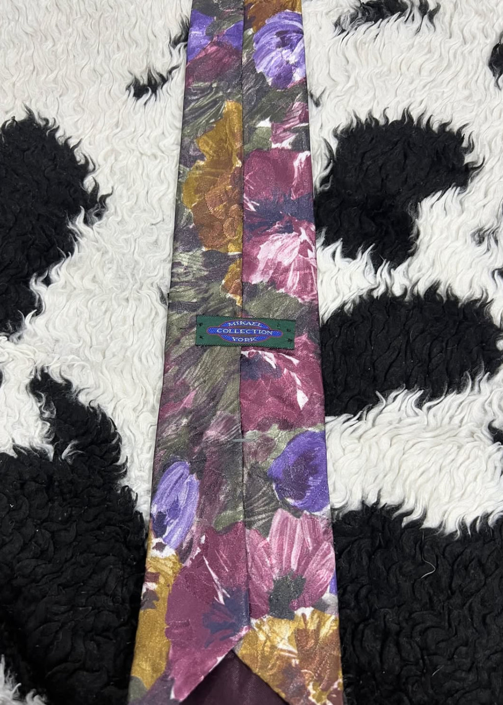 Mikael York Collection Floral Tie