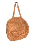 Brown Mesh Beach Bag