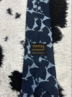 Double Shaded Blue Paisley Tie