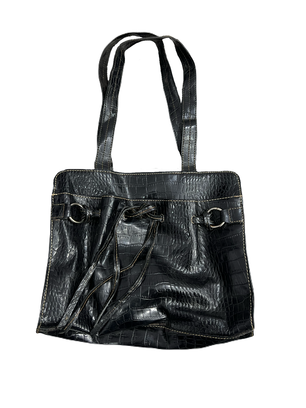 Crazy Horse Black Handbag