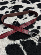 Snake-skin Scaled Belt