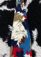 Abstract Star Faces Art Tie